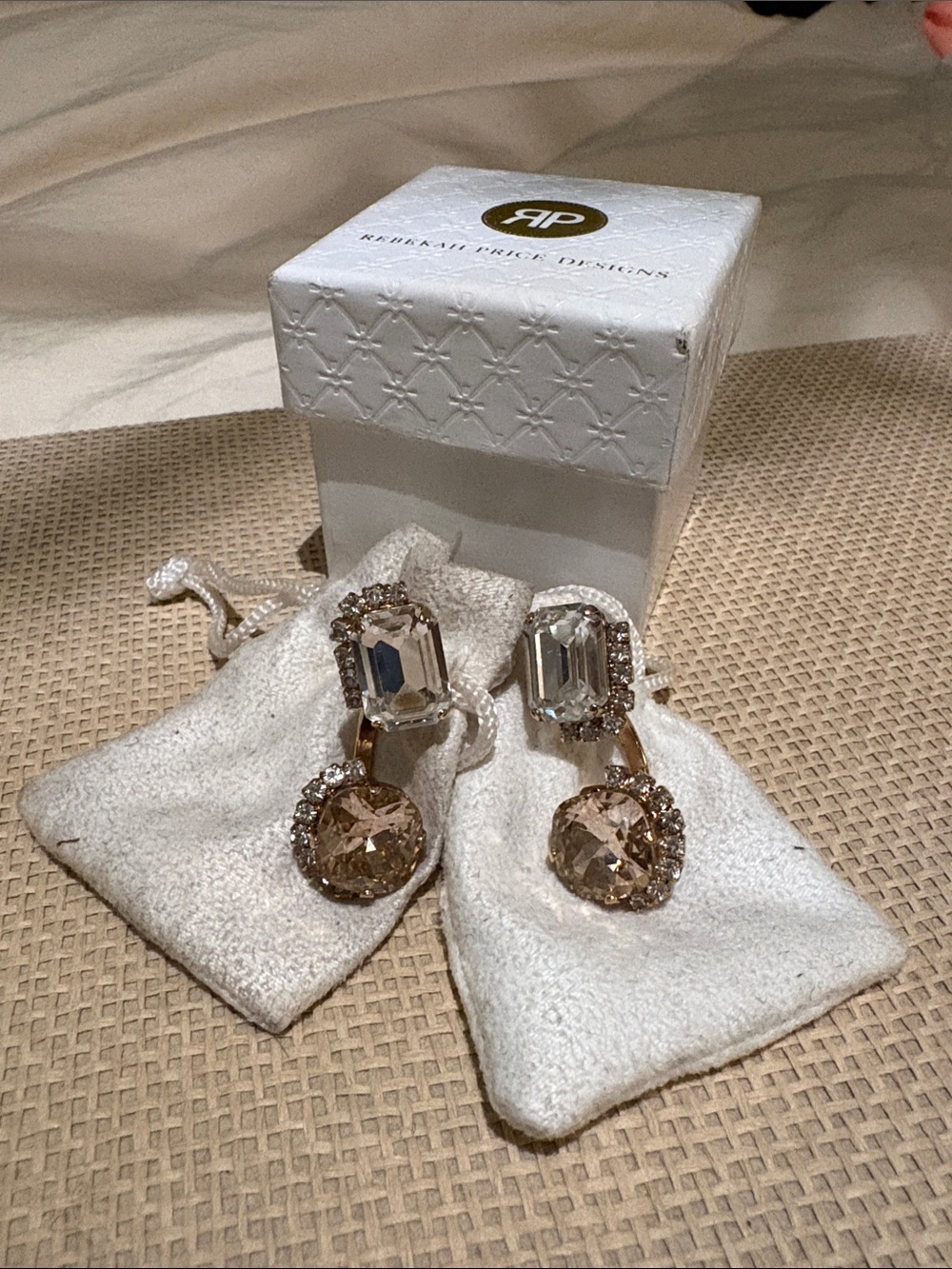 Rebekah Price drop and stud earrings